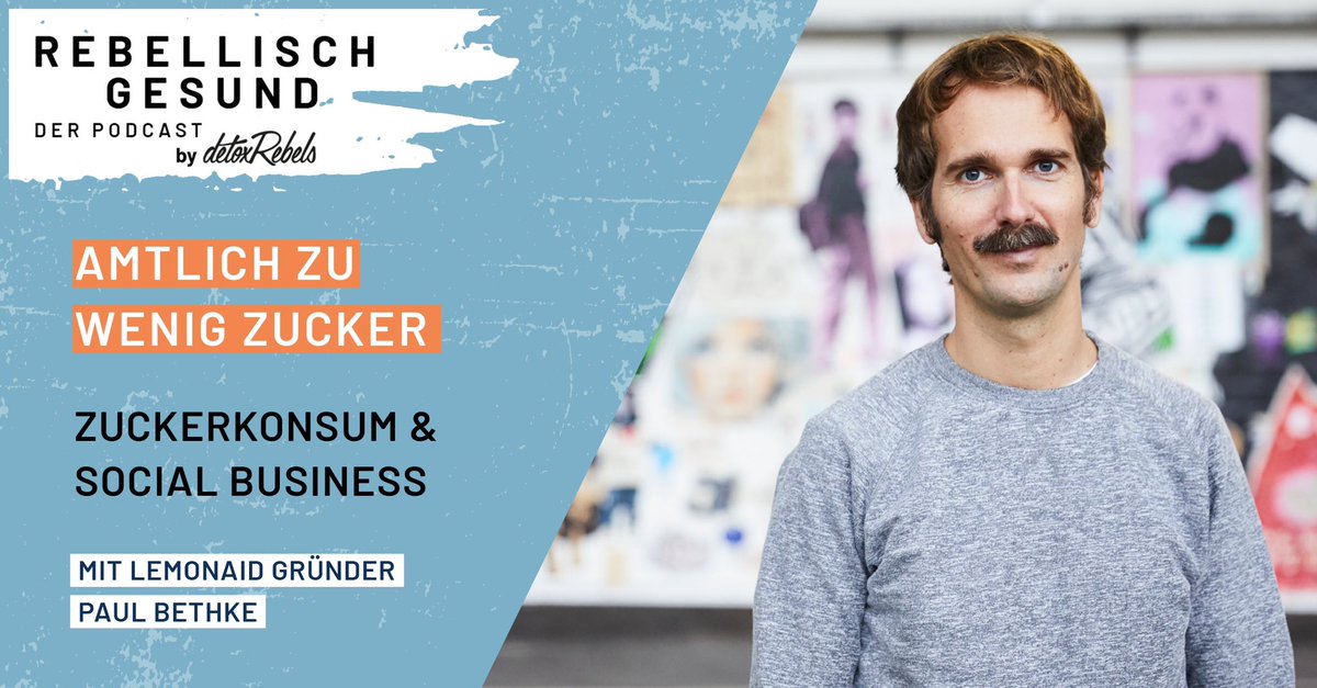detoxrebels's tweet image. Amtlich unterzuckert: @_LemonAid muss vor zu wenig Zucker warnen. Mit Gründer Paul Pethke haben wir uns über die irrsinnige #ZuckerAffäre unterhalten und neben #Zuckerkonsum auch über #SocialBusiness unterhalten. Jetzt reinhören: Spoti.fi/36lNinX