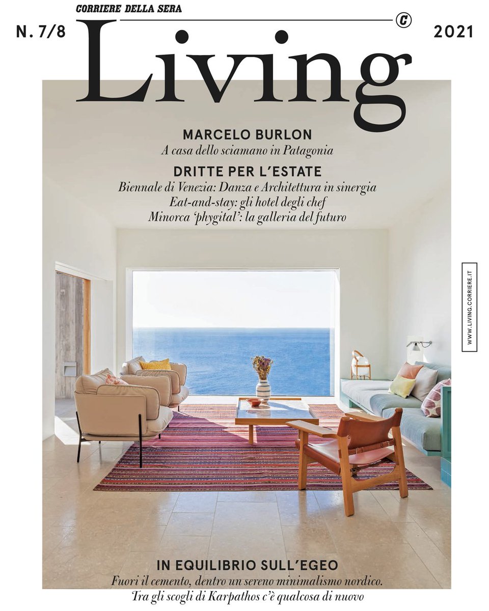 Living di luglio/agosto è in edicola con <a href="/Corriere/">Corriere della Sera</a>. L'anteprima da sfogliare: bit.ly/living_luglio_…
#designmagazine #7luglio #julyissue