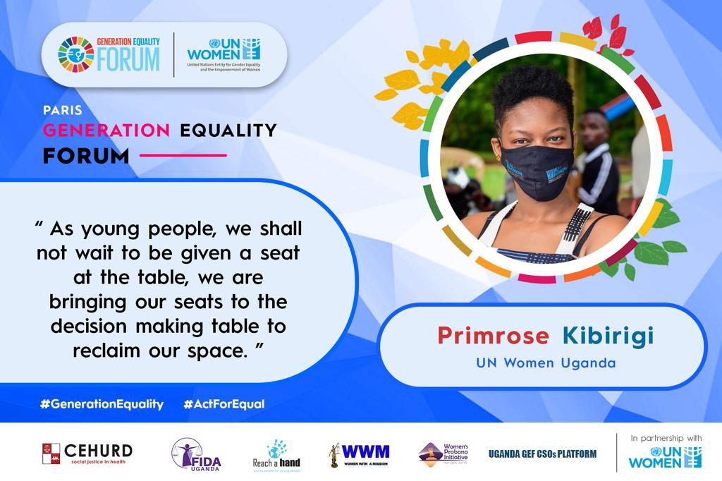 reachahand's tweet photo. As young people, we need to be proactive. We need to step out of our comfort zones a reclaim our space and power. 

If a seat is not offered at the table, carry your own to the table. 
#GenerationEquality 
#GenerationEqualityForumUG https://t.co/dx7lML24js