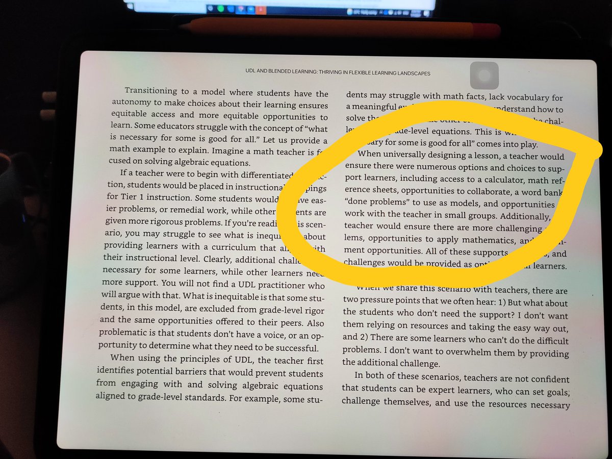 nurulben610's tweet photo. How i spent my 2 days. Amazing contents. Ive been trying to make my lessons accessible and this book has helped to enlighten me on a variety issue on UDL and blended classroom. Towards UDL and future education. Thank you @Catlin_Tucker @KatieNovakUDL #UDLandblendedlearning https://t.co/IeMmIjmpHf