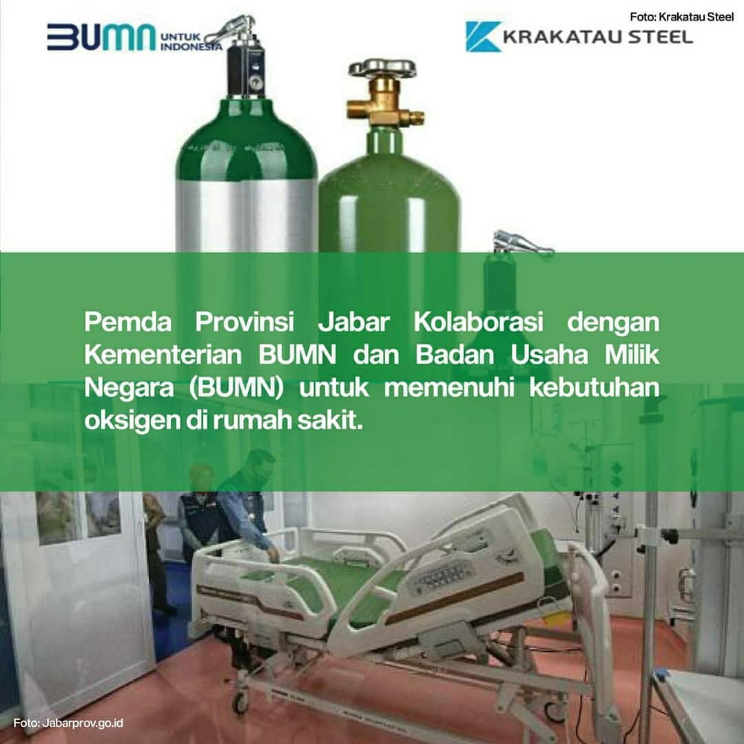 bapenda_jabar's tweet photo. Pemda Provinsi Jawa Barat kolaborasi dengan BUMN untuk memenuhi kebutuhan oksigen.
.
Reposted @jabarprovgoid
.
#jabarprovgoid #JabarKita #JabarJuaraLahirBatin
#AdaptasiKebiasaanBaru #banggajadiwargajabar #jawabarat #jabar #westjava #JabarSehatLahirBatin https://t.co/W6yJT4GXMA