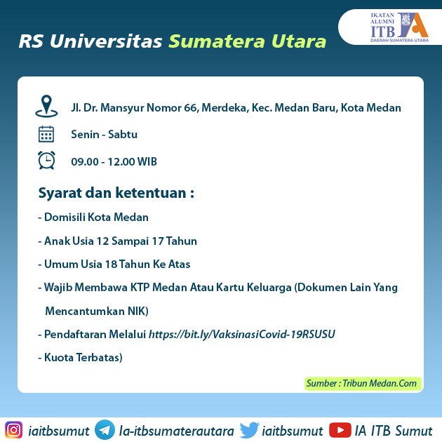 Ia itb sumatera utara tweet media