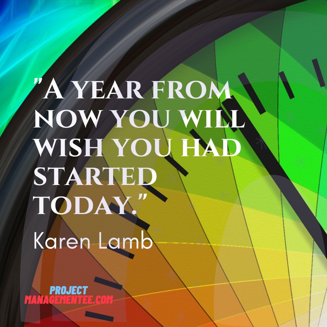 PmiProjectMng's tweet photo. π A year from now you will wish you had started today. #year #timemanagement #productivity #time #pmiprojectmanagement #projectmanagerclub #schedule #plan #projectmanagerclub #projectmanagementee #success #calendar #projectmanagement β¨ https://t.co/ZWWCr1IdfL