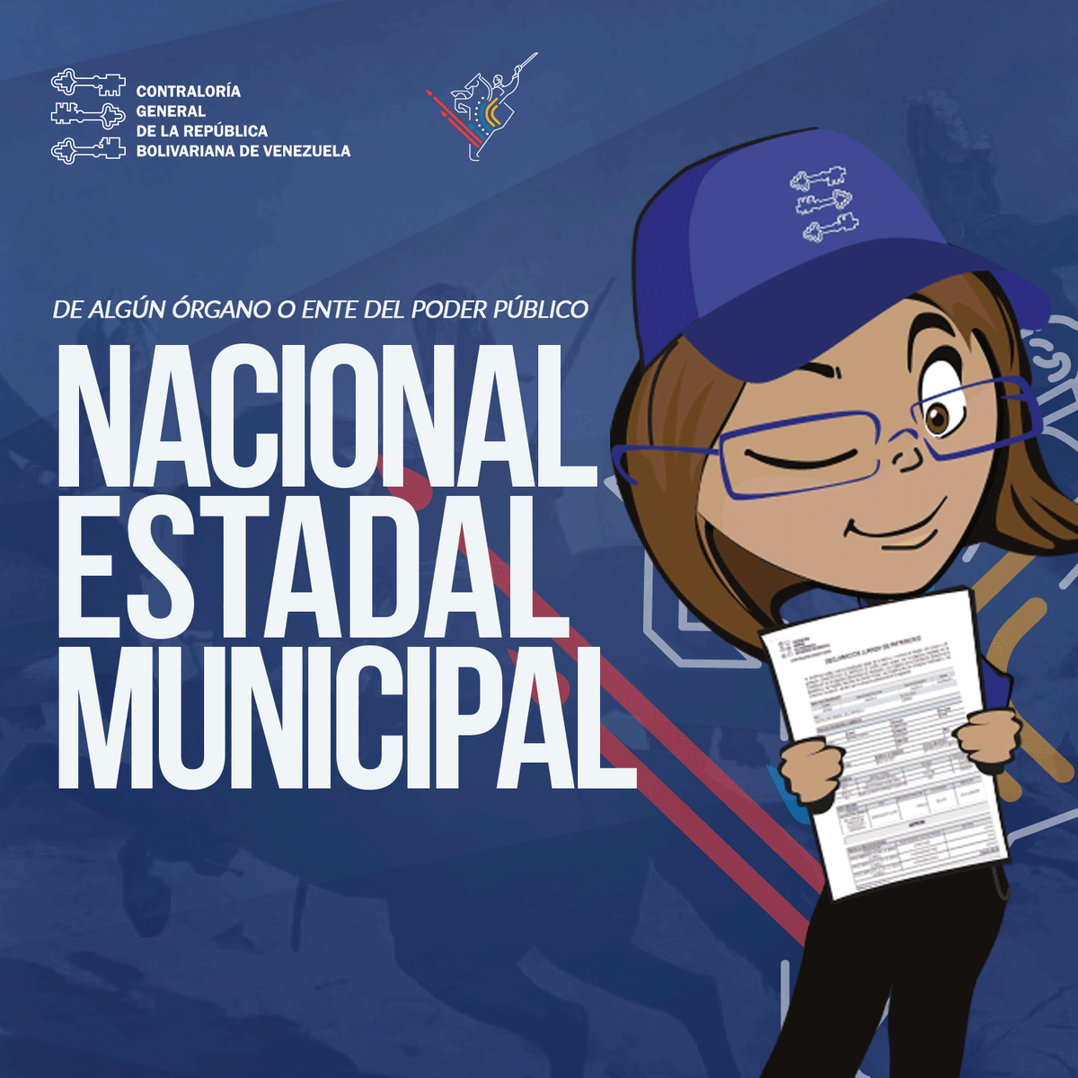 Recuerda hacer la actualización de la #DeclaraciónJuradaDePatrimonio desde la página cgr.gob.ve , si cumples funciones de personal de confianza o de alto nivel. Evita ser inhabilitado de la función pública.