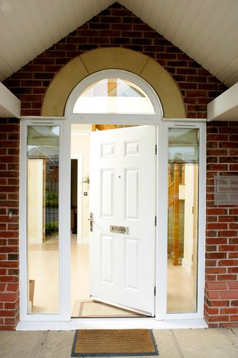Looking to add a little character to your home?
At Polyframe we have facilities to manufacture any shape or arch detail, including circular windows, in any colour with our spray booth facilities. Available in Rehau profile systems, call us today for more information 01422 330460