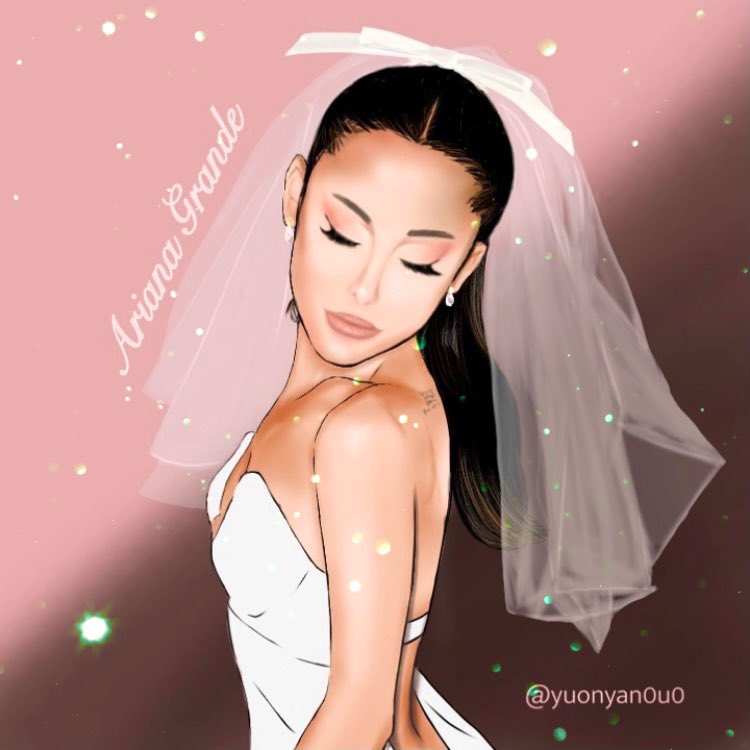 Yuo S Tweet Ari 大好きなウェディングフォトをずっと描きたくて Arianagrande Arianagrande Ariana Drawing Portrait Ariana Japan アリアナ 似顔絵 イラスト Trendsmap