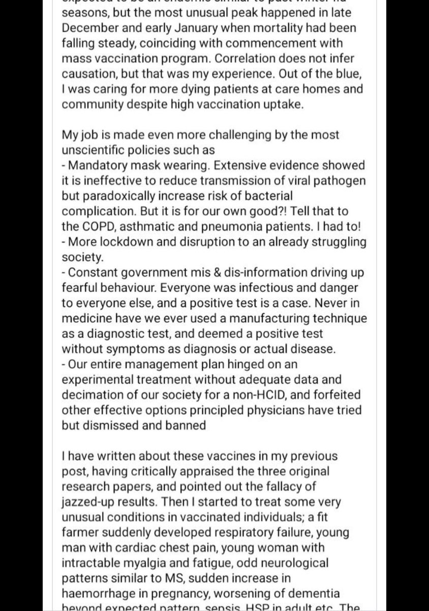 LisaEddyTarot's tweet photo. Brilliant whistle blowing by an NHS doctor. Please RETWEET https://t.co/RzdYCuvvfV