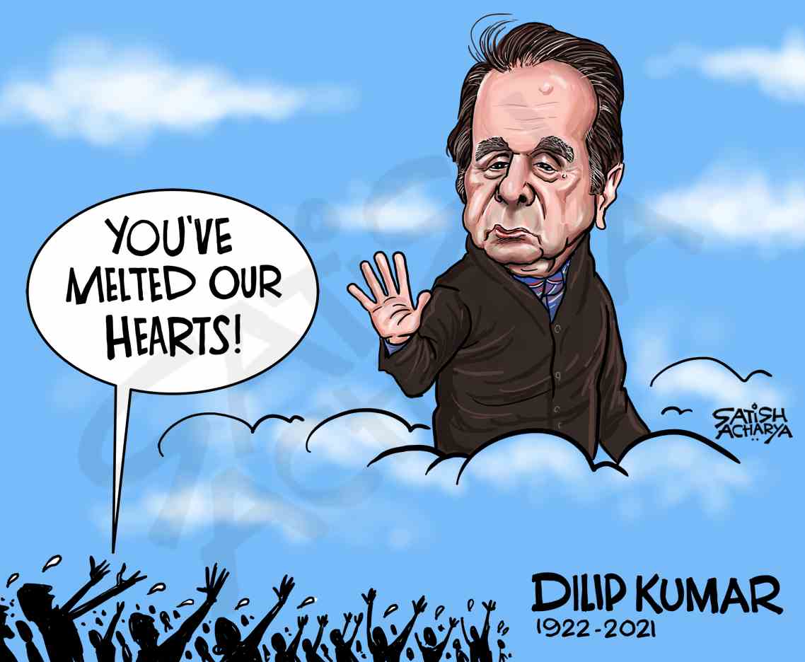 satishacharya's tweet photo. RIP Dilip Saab! #DilipKumar https://t.co/jOyRwntyG7