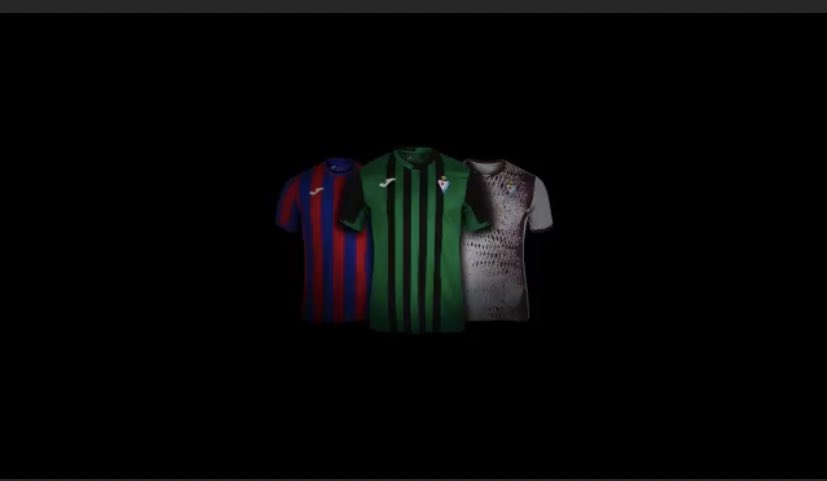 EibarSer's tweet photo. ¡Así son las camisetas del Eibar para el regreso a Primera! https://t.co/kUR6h4TO4C