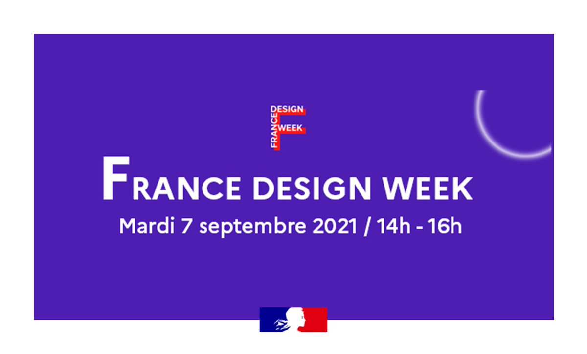 #ÉVÉNEMENT | Inscrivez-vous pour la 2ème édition de #FranceDesignWeek qui se tiendra du 7 au 28 septembre 2021 partout en France.
🎉 Inauguration nationale le 7 septembre de 14h à 16h à Bercy, en partenariat avec <a href="/MinistereCC/">Ministère de la Culture 🇫🇷</a> et <a href="/APCI_design/">APCI</a>.  
👉 bit.ly/FranceDesignWe…