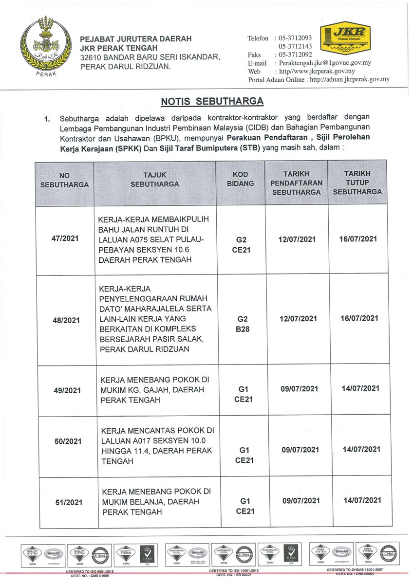 jkrpktgh's tweet photo. NOTIS SEBUTHARGA TERBARU.

SILA BACA DENGAN TELITI. https://t.co/eryD78oKKh