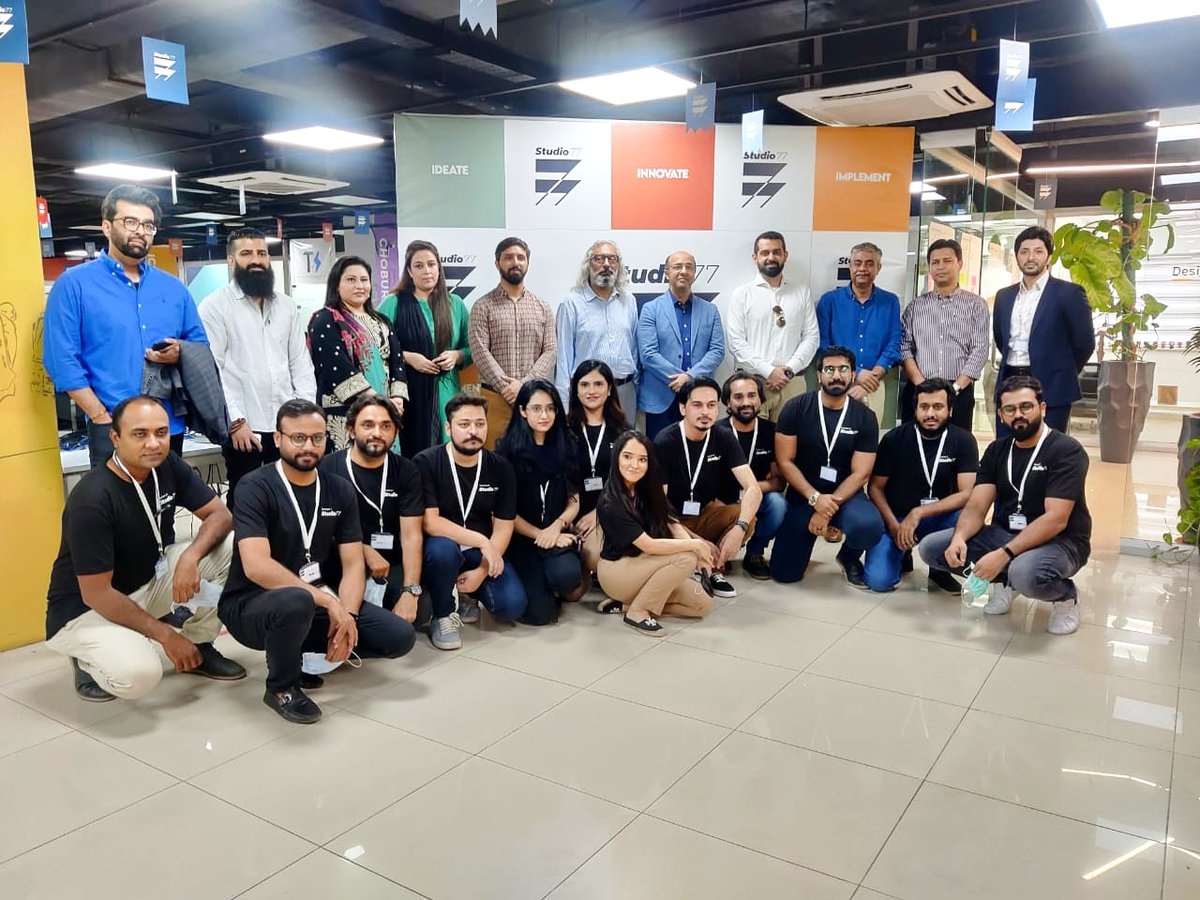 SystemsLtd's tweet image. Here's the team behind it all with our esteemed guests! 

And with that, it's a wrap! 

#Studio77Launch  #HumanCentricDesign #DesignThinking