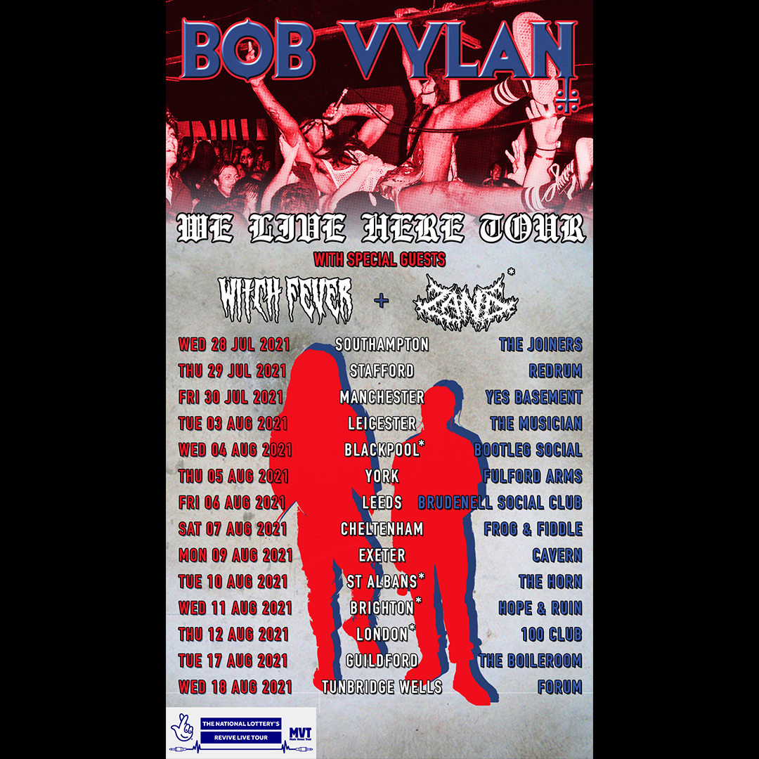 We are unbelievably excited to announce that we’ll be going on tour at the end of this month with the unstoppable <a href="/BobbyVylan/">Bob Vylan</a> and <a href="/ihatezand/">ZAND</a> !! Tickets on sale 12th July!! See u there x