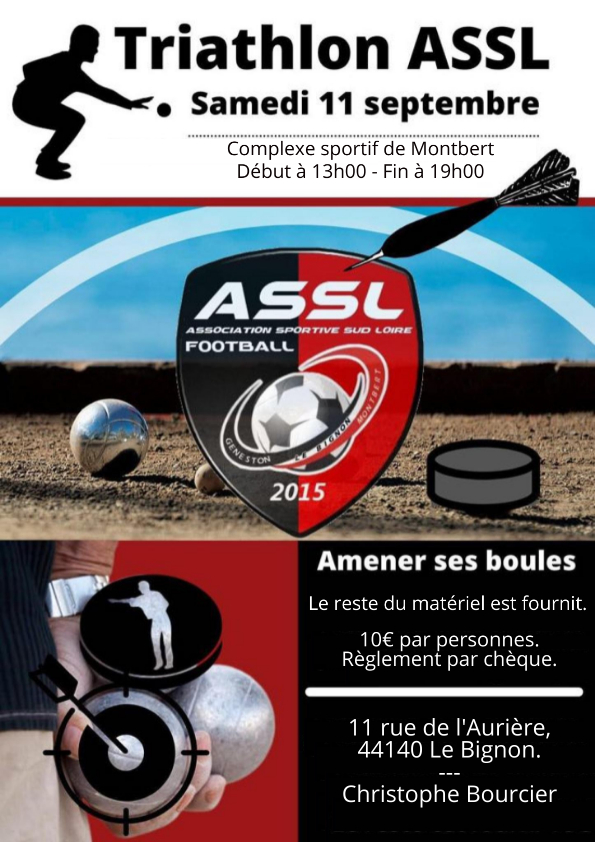 AsslFootball's tweet photo. Le club a le plaisir de vous annoncer que son triathlon annuel est bien maintenu cette saison, et il reste des places ! 🔥
N'hésitez donc plus pour vous inscrire, en renvoyant le document d'inscription, par courrier, avec le règlement, à l'adresse indiquée ! ✍️
#GoASSL ! ⚪🔴⚫ https://t.co/wKoJE40hlS
