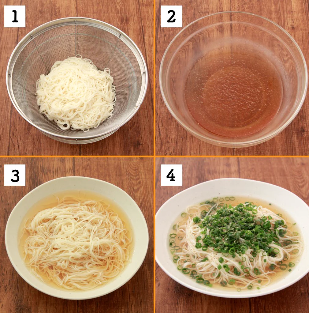 食欲がなくてもさらさら食べられちゃう？！さっぱりとした味わいの素麺レシピ！