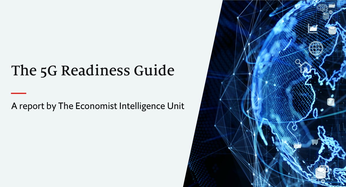 TheEIU's tweet image. In our latest report, we give a snapshot of 5G readiness in 60 of the world’s largest markets. Download the report here econ.st/3jXYWx4