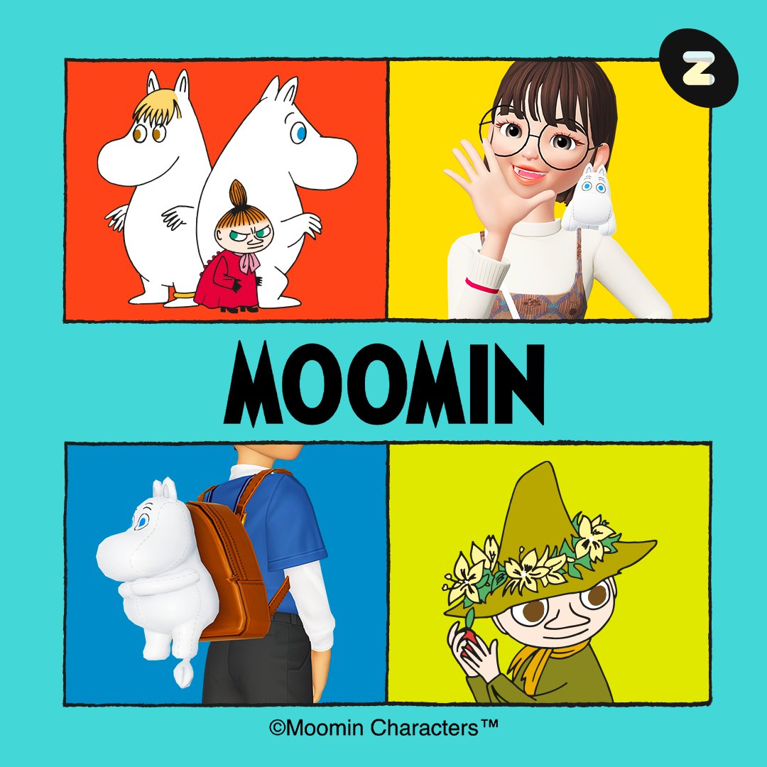 Zepeto公式 北欧生まれの人気者 ムーミン谷の仲間たちがzepetoにやって来たよ おしゃれ可愛いスペシャルアイテムを着てお出かけしよう Zepeto Moomin ゼペット ムーミン