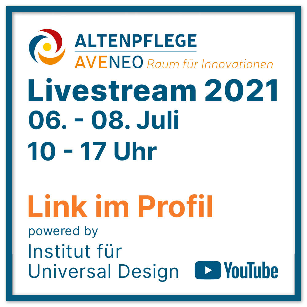 design_tb's tweet photo. PROGRAMMÄNDERUNG 07.07.21

 Link zur digitalen ALTENPFLEGE MESSE und zum AVENEO Livestream:  https://t.co/5qIVJNpwKu
 
#altenpflege2021 #aveneo2021 #aveneo #vincentznetwork #deutschemesse #livingcarelab  #hewi #homeinstead #futurx  #institutfueruniversaldesign #design https://t.co/3zdxy7LFz1