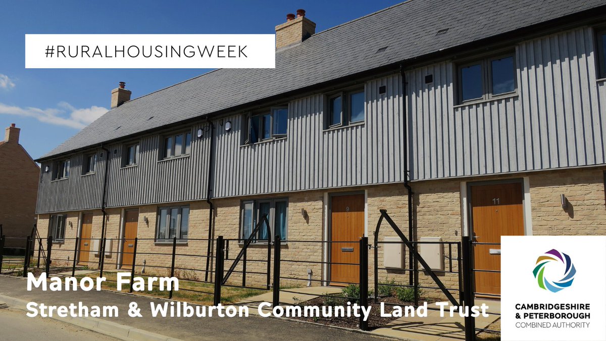 Day 3 of #RuralHousingWeek we share the success story of Manor Farm from Stretham &amp; Wilburton #CLT. A 54 home development with the Trust owning and managing 23 affordable homes with extensive green spaces and land for a new GP surgery. Read the case study bit.ly/2Tllf56