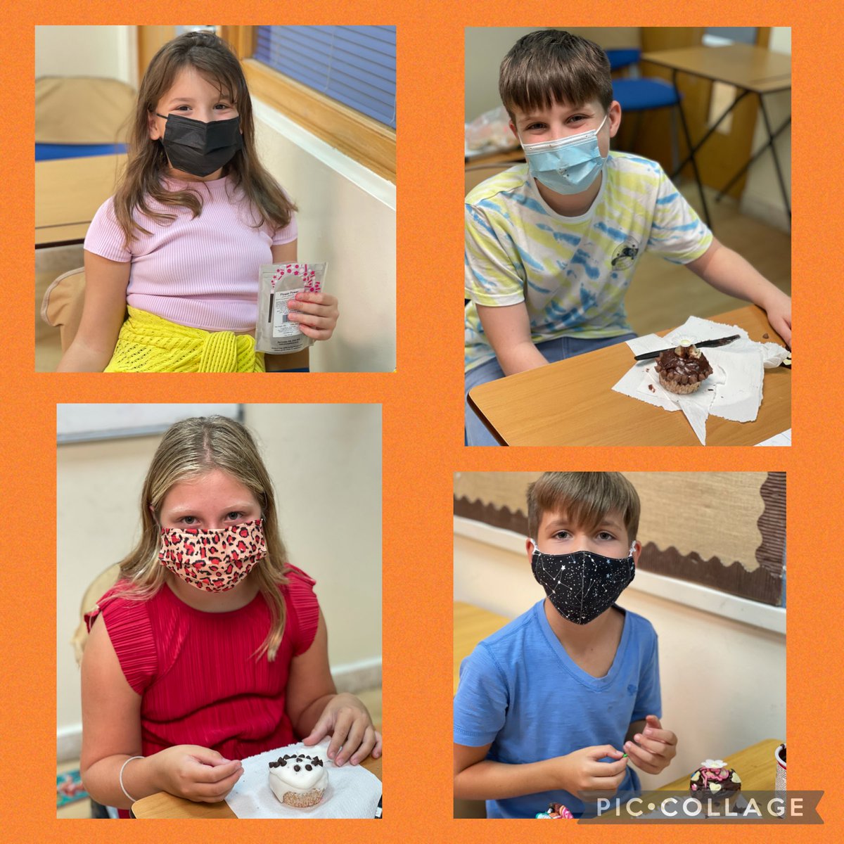 DESSyear5's tweet photo. Year 5 cupcake competition! #DESSyear5orange https://t.co/gjMaaBFd09