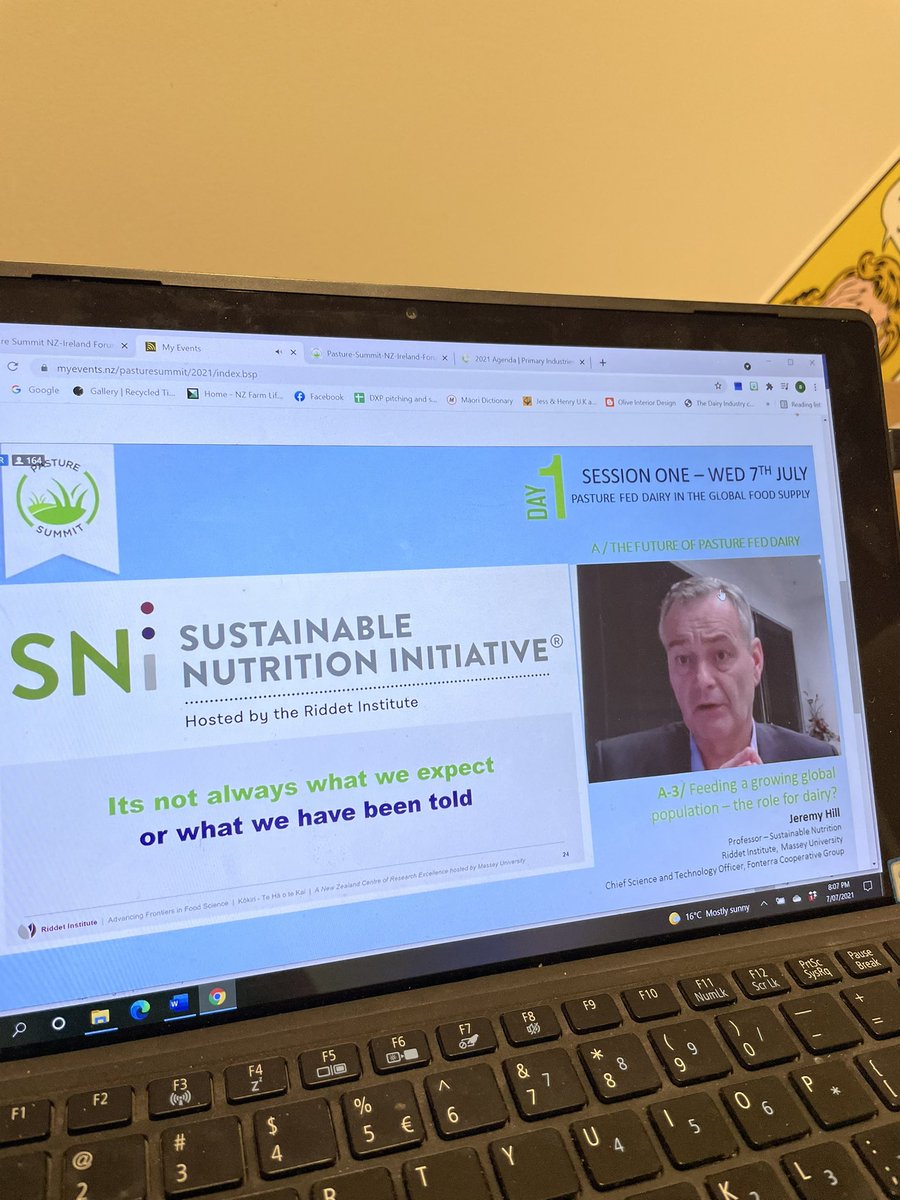 Cantabannelee's tweet photo. Food for thought - amazing insight into world nutrient needs/production and dairy’s integral role @PastureSummit @DairyExporterNZ #dairy #pasturebased #grassfed @Fonterra https://t.co/jTRh6x2xXY