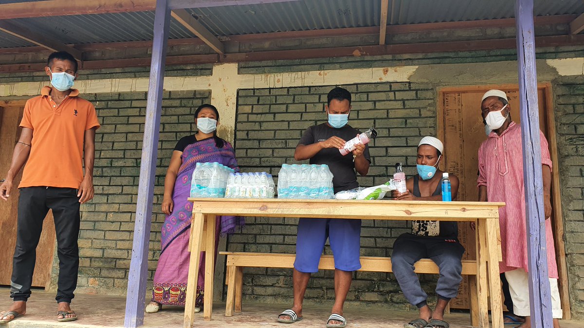 KInaochaDevi's tweet photo. Mass vaccination program at Huikap and Ngariyanvillage. Provided #Mask #Senitizer #Peracitamol tablets. Thanks to Hon'ble PM #NarendraModi ji Hon'ble CM @NBirenSingh for Free
#Vaccine for all.(18+)
#SevenyearsofSeba @blsanthosh
@sambitswaraj #BJP4Manipur https://t.co/8ZhLrUYsrh
