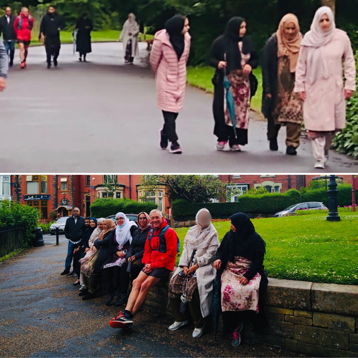 UProjects4U's tweet image. The rain did not deter us and yesterday’s short walk from Lees Road pharmacy took us to Oldham’s beautiful Alexandra Park. Walking is a perfect way to become more active, it’s safe, easy,accessible and free, also a great way to meet new friends. #DiabetesPreventionProgram