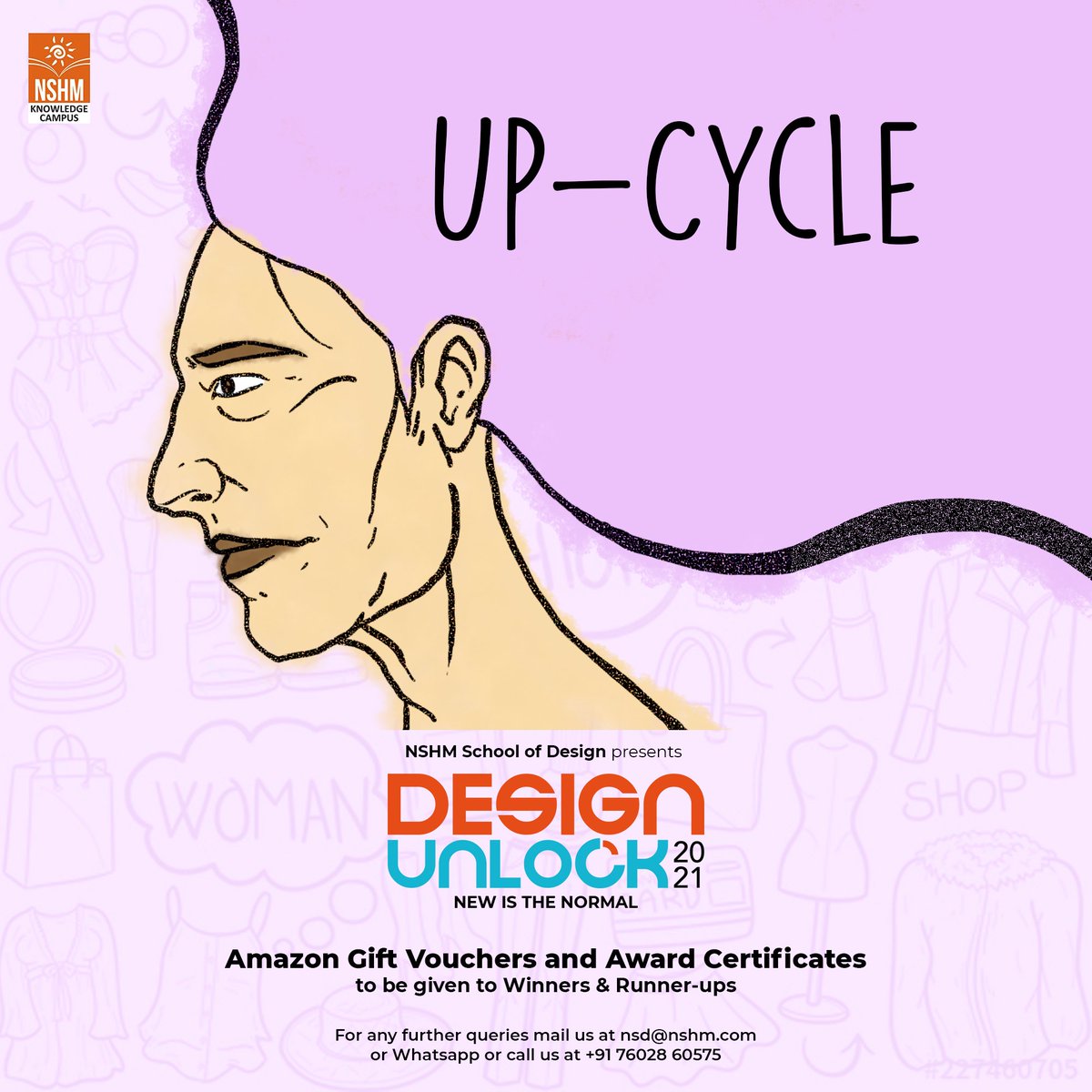 DesignNSHM's tweet photo. Grab a piece of cloth around you and give it a makeover.

Brochure Download Link: https://t.co/Xb6gBdf13F
Contest Entry Submission link: https://t.co/t5Tx34dN1y

#designunlock #nsd #nshm #nshmkolkata https://t.co/zLGyajqjOI