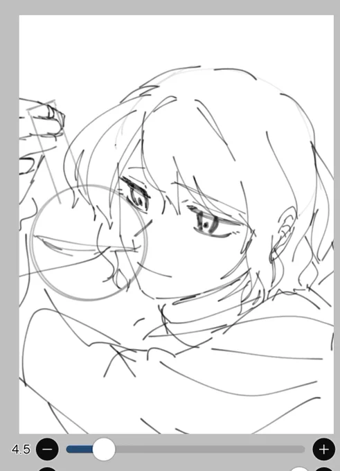おじさんもまりちゃん描いてるよ 