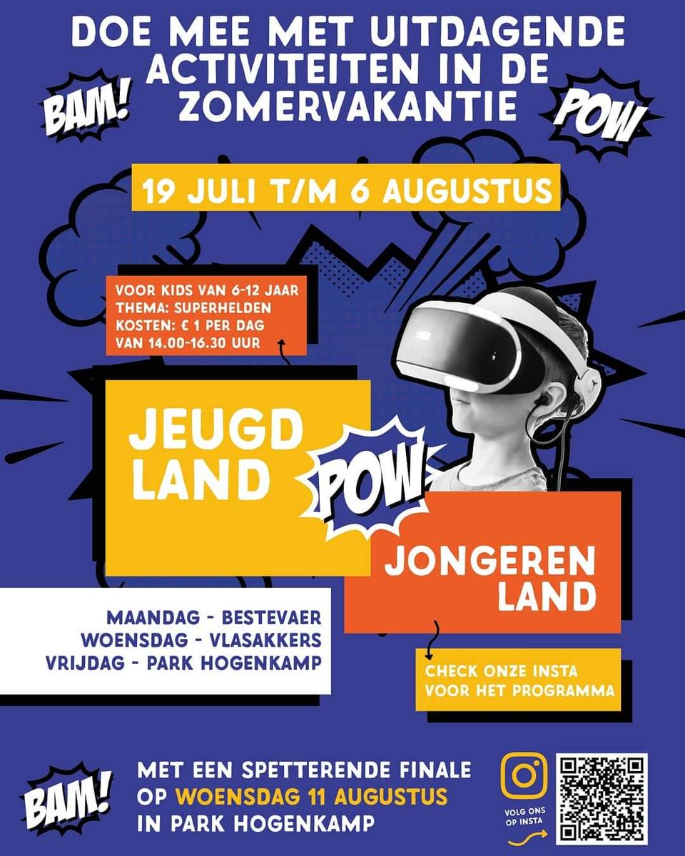In de #zomervakantie wordt er veel georganiseerd door <a href="/traverswelzijn/">traverswelzijn</a> en <a href="/yfczwolle/">YouthForChristZwolle</a> daarom houden wij deze #zomer geen volledige week #jeugdland Het lijkt ons leuk om in de #vakantie een #bingo en/of #kinderdisco te houden #Zwolle #Vlasakkers #Kinderactiviteiten #IndischeBuurt