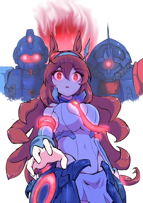 鬼を宿したミホノブルボン
#ウマ娘 