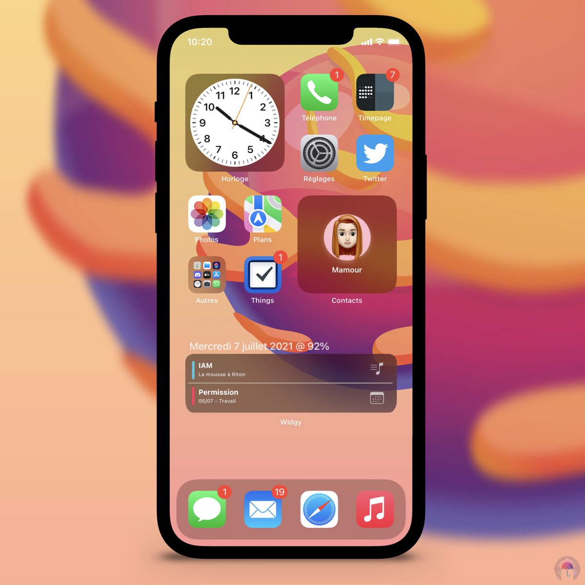 Zooropalg's tweet image. #iOS15beta2 #widgy