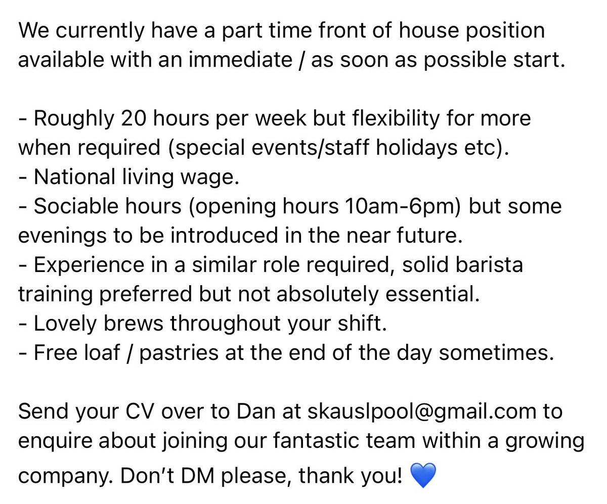 ✨ SKAUS ARE HIRING FOR OUR ALLERTON ROAD SITE. Immediate / as soon as possible start.