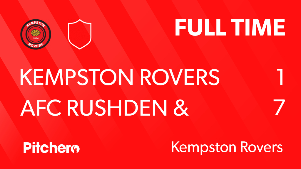 Kempston Rovers FC on Twitter "FULL TIME Kempston Rovers 1 7 AFC
