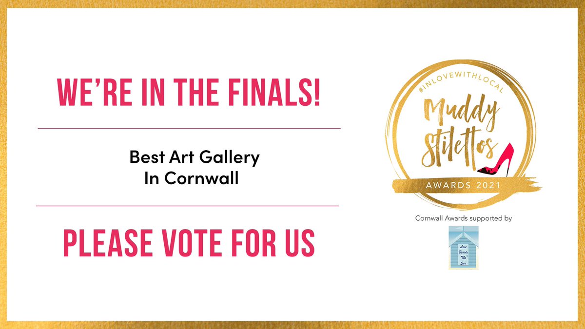 TregonyGallery's tweet photo. Thrilled YAAY !!! 
We’ve have made the finals of Best Art Gallery Cornwall. 
Thank you to everyone who voted in the first round … please vote again thank you ❤️
https://t.co/KeIIqAGMBG

@TregonyGallery @C365WhatsOn @MuddyCornwall @WofInteriors https://t.co/tW4HgHICTL