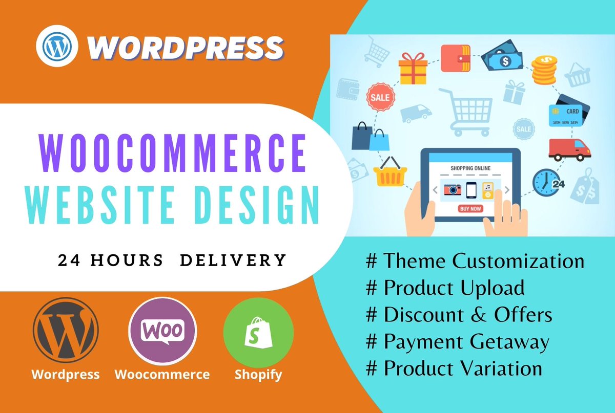I will design wordpress ecommerce website or online store (Sale Ongoing)
Live Sites 
============
iluminashop.com
cbeaux.com

Hire Me : fiverr.com/share/Bmga1W

#wordpressEcommerce #woocommerceDesign #onlineStore #onlineShop #ecommerceWebsite