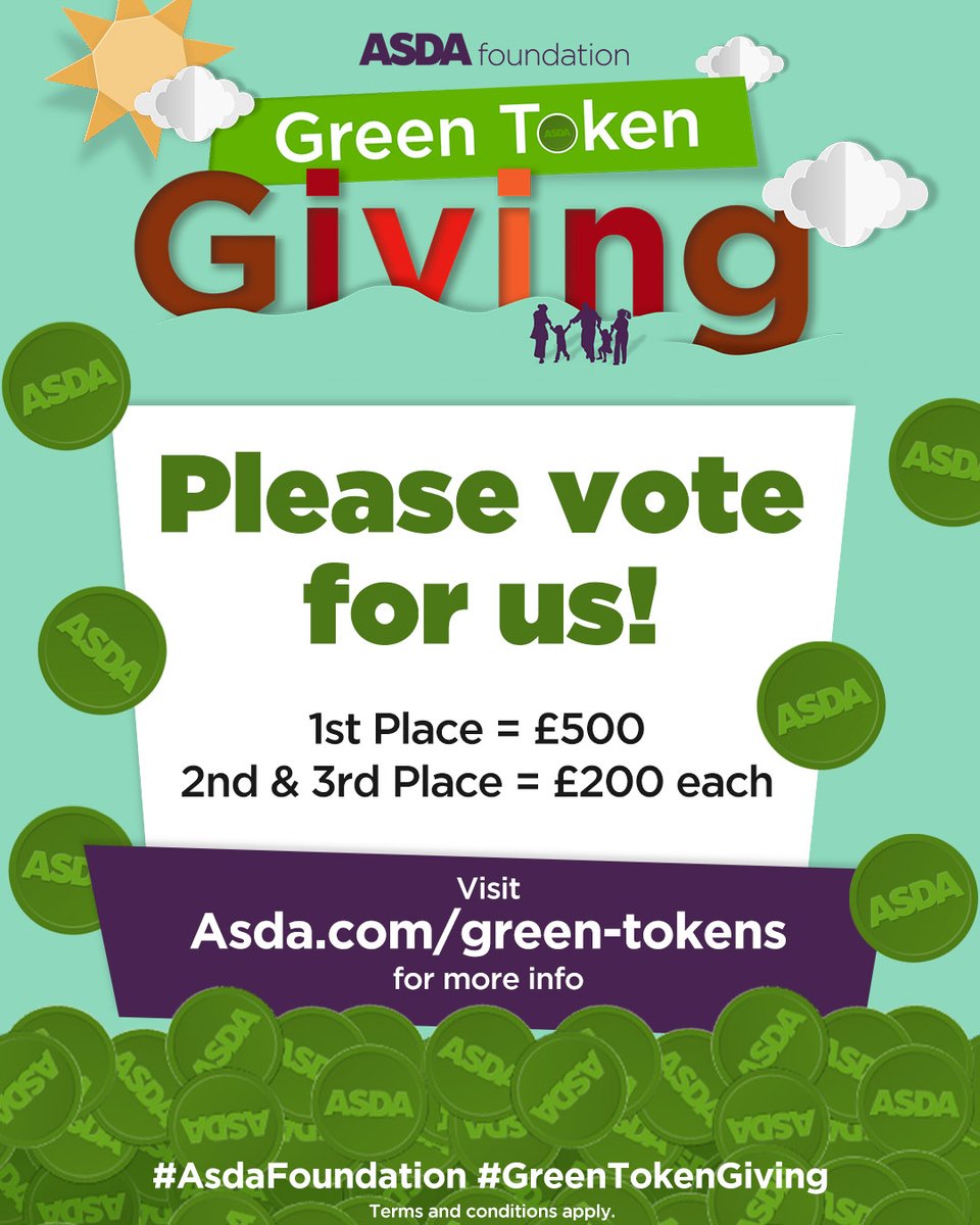 We have been nominated for Asda Tauntons Green token scheme! Please take a minute to vote for us an give us the chance to win £500! This will help us provide much needed services in Taunton. asda.com/green-tokens/s…