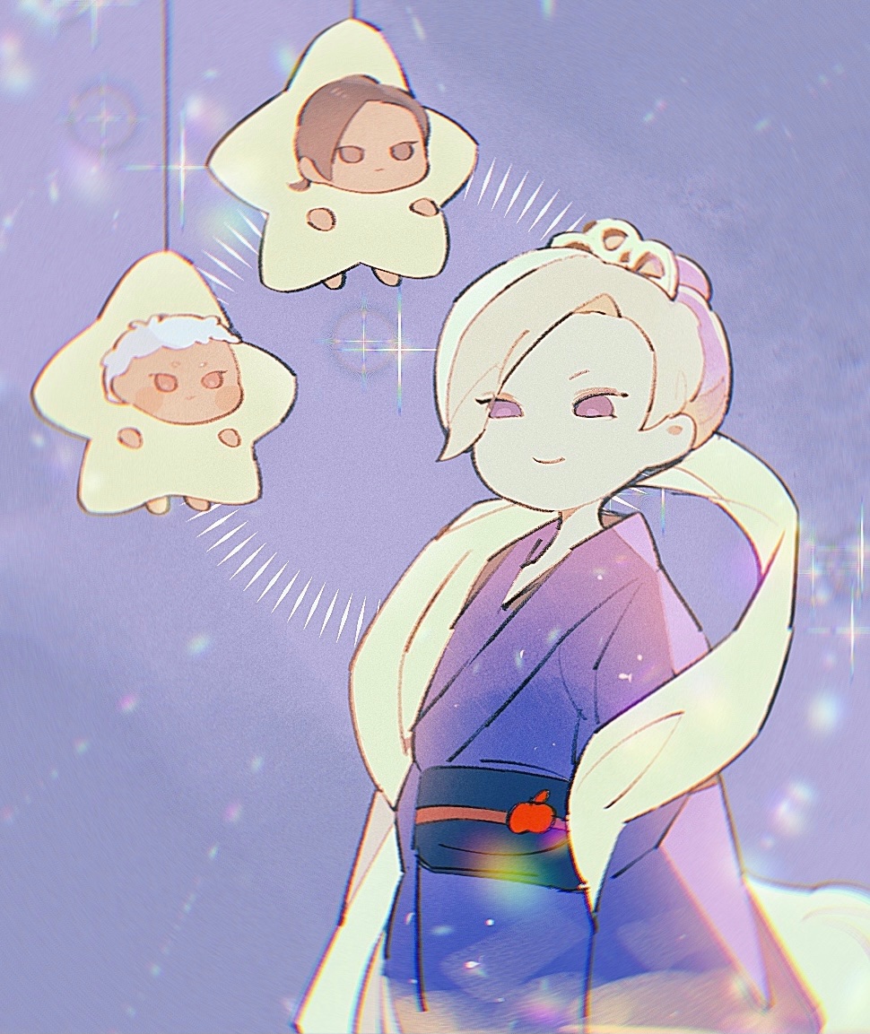 Tetra_gonia1's tweet photo. 七夕ヴィ様とちいちゃいビャ https://t.co/11KF7UjOyf