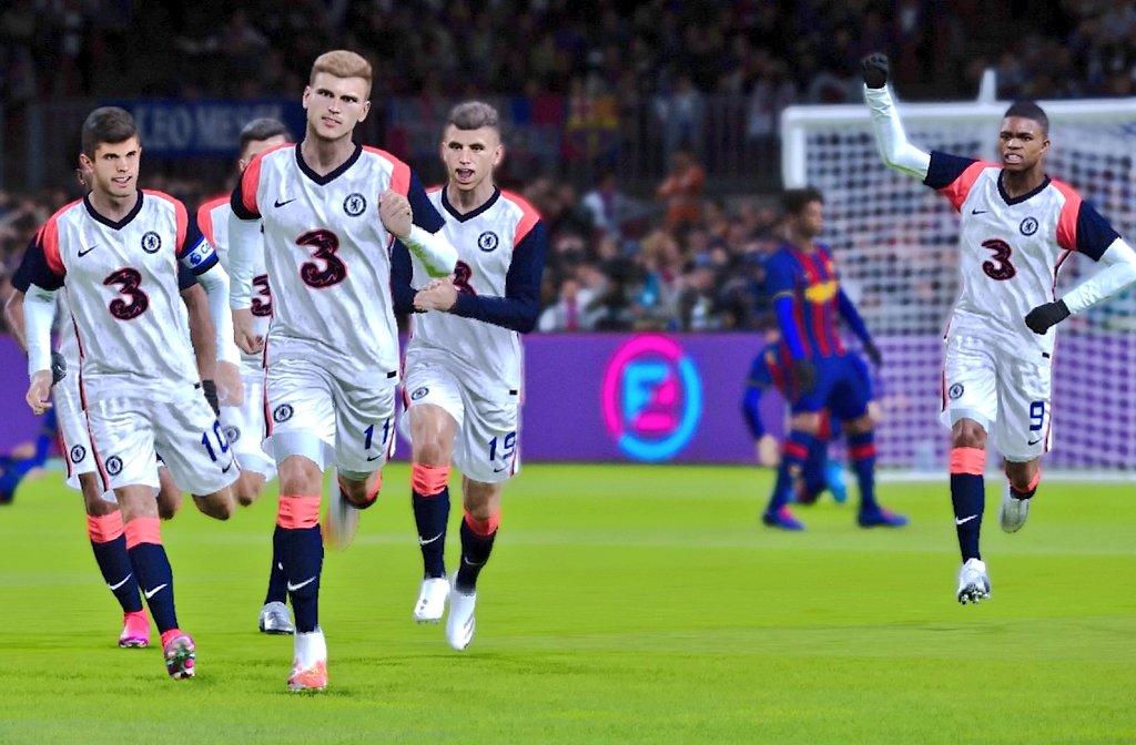 aalem101's tweet photo. Jornada 31 - 🔵 Chelsea 1-1 Leeds ⚪🟡
#UCL Octavos (VUELTA) - 🔴🔵 Barcelona 0-1 Chelsea ⚪

➡️ El gol de Werner en el 87' nos mete en cuartos de final de la Champions.

🇷🇸 Oblak y Bono evitaron que hubiera más goles. https://t.co/gJ1zpNqjO5