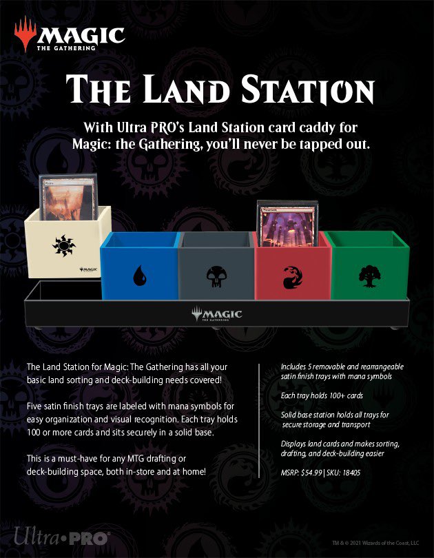 マジック：ザ・ギャザリング Ultra Pro Unstable Lands  PRO The Perfect Shopcardgame.com Ultra Pro Standard Size MTG Unstable