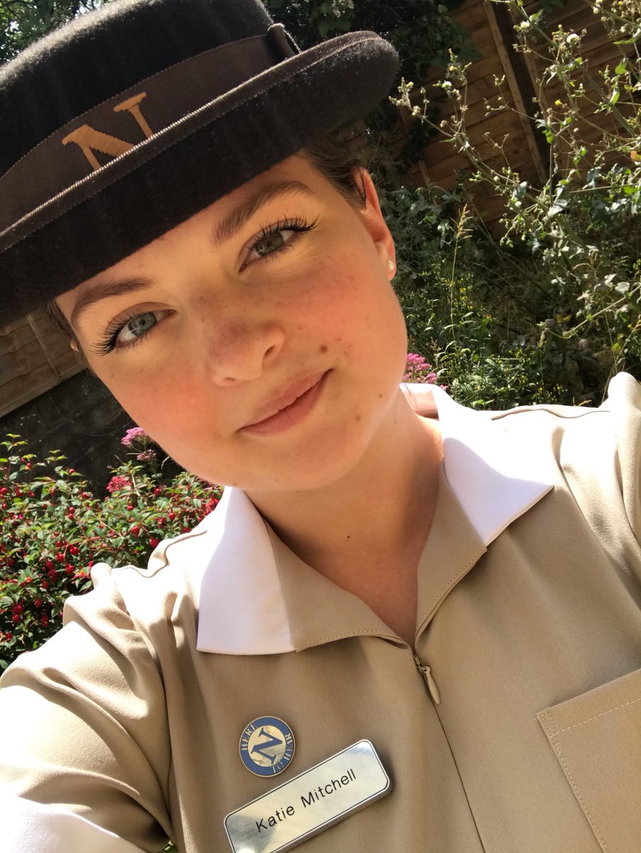 Very proud of one of young volunteers Katie, who is a very special Norland Nanny, she says: 'My blue badge is for my role as a peer supporter which my volunteering definitely helped me with &amp; encouraged me to undertake the training' <a href="/help_force/">Helpforce</a> #volunteers