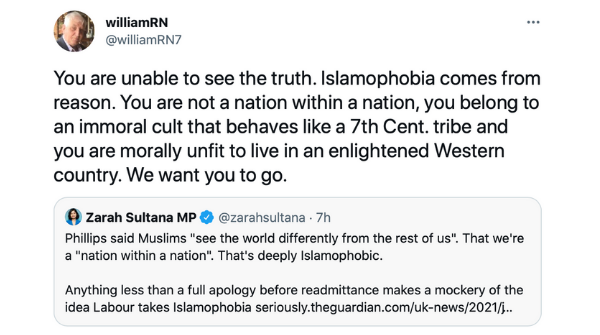 Zarah Sultana MP tweet media