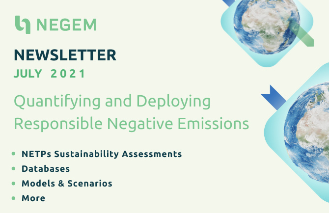 The second newsletter of #NEGEM project is out now! Keep up with the project's progress! In this issue: #NETPs Sustainability  Assessments, Models &amp; Scenarios, Databases &amp; more 
👉  bit.ly/2V4Naqn
<a href="/PIK_Klima/">Potsdam-Institut für Klimafolgenforschung PIK</a> <a href="/ETH/">ETH Zürich</a>