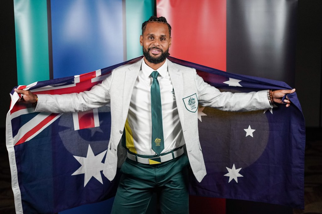 Patty Mills ~ Tokyo Olympics 2020 ~ First Indigenous Flag Bearer 🌟

Always honoured to have you representing our country, congratulations <a href="/Patty_Mills/">Patrick Mills AM</a> 💚💛❤️🖤

#TokyoTogether
<a href="/AUSOlympicTeam/">AUS Olympic Team</a>