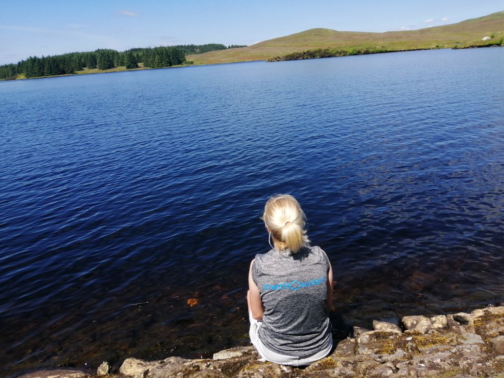 "It was so quiet, I haven't had quiet like that since covid."

#Streethike with @streetfitscotland in the #kilpatricks.

Hot day walking up The Slacks and #Duncolms with a lunch break by Loch Humphrey

@tnlcommunityfund