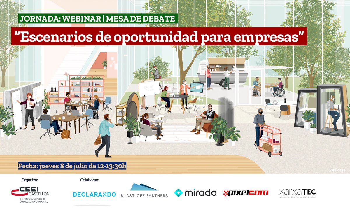 AncesSpain's tweet image. ¡No te lo pierdas!

CEEI Castellón organiza una cita muy especial, en la que veremos oportunidades que se presentan para las empresas en la actualidad.

➡️➡️ Con @declarando_es @miradatv #BlastOffPartners y #Pixelcom

ances.com/8-07-ceei-cast…
