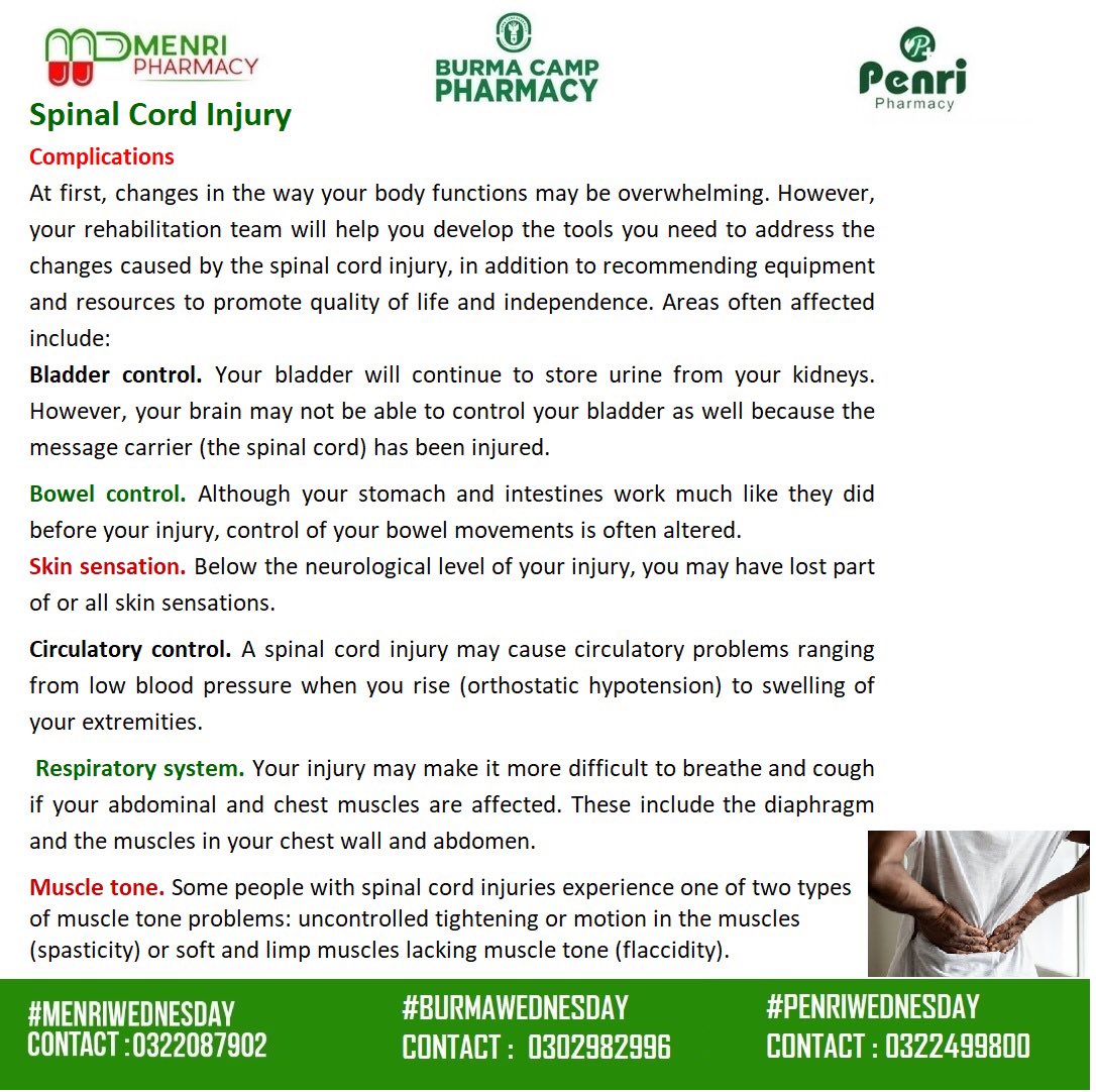 Menri_Pharmacy's tweet photo. #MenriWednesday
#SpinalCordInjuryAwareness https://t.co/YqHqwc3GT7