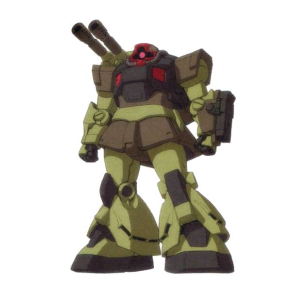 MS-09K-2 ドム・キャノン複砲仕様》ジオンの支援用試作型MS。自走砲