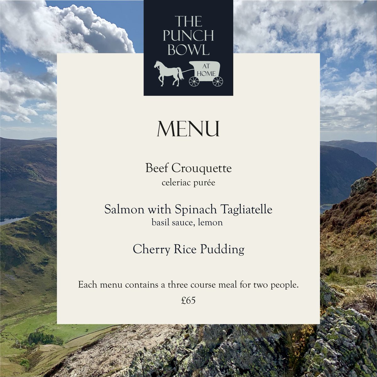 Our new menu is now available to order via our website the-punchbowl.co.uk
Nationwide delivery for Friday the 16th of July!