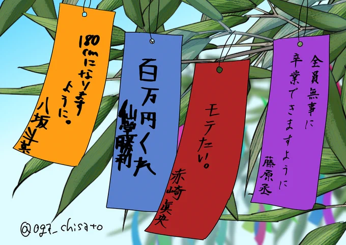今年の七夕

#只野工業高校の日常 